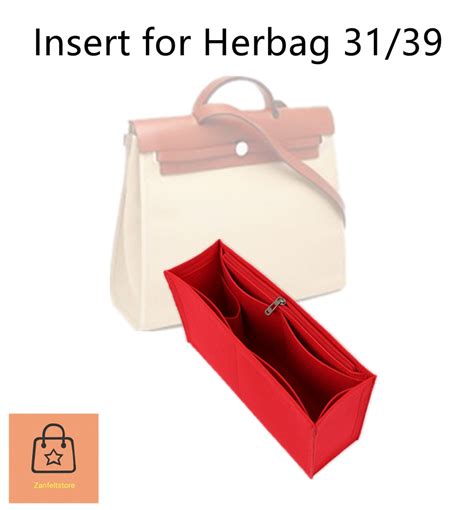 hermes herbag 31 insert